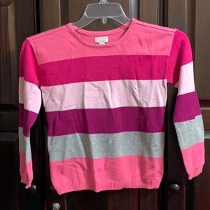 Girls Striped Sweater